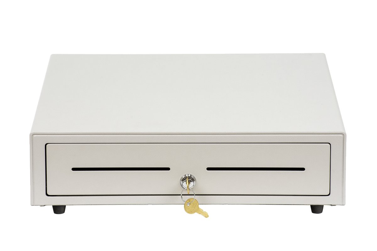 Денежный ящик АТОЛ CD-410-W белый, 410*415*100, 24V, для Штрих-ФР в Саранске